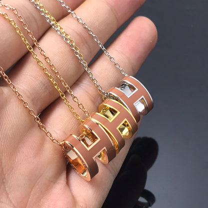[Sophire Jewelry ]H NECKLACE BROWN