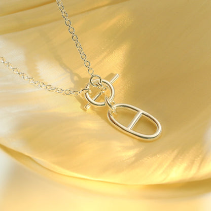 [Sophire Jewelry ]HM CHAINE D'ANCRE PENDANT NECKLACE STERLING SILVER