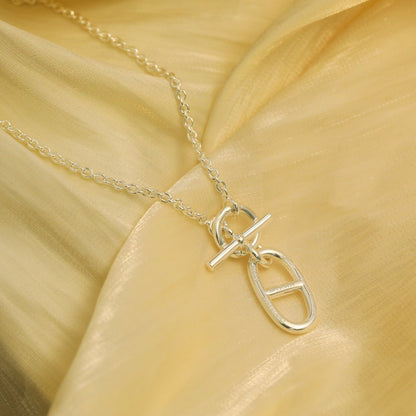 [Sophire Jewelry ]HM CHAINE D'ANCRE PENDANT NECKLACE STERLING SILVER