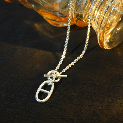 [Sophire Jewelry ]HM CHAINE D'ANCRE PENDANT NECKLACE STERLING SILVER