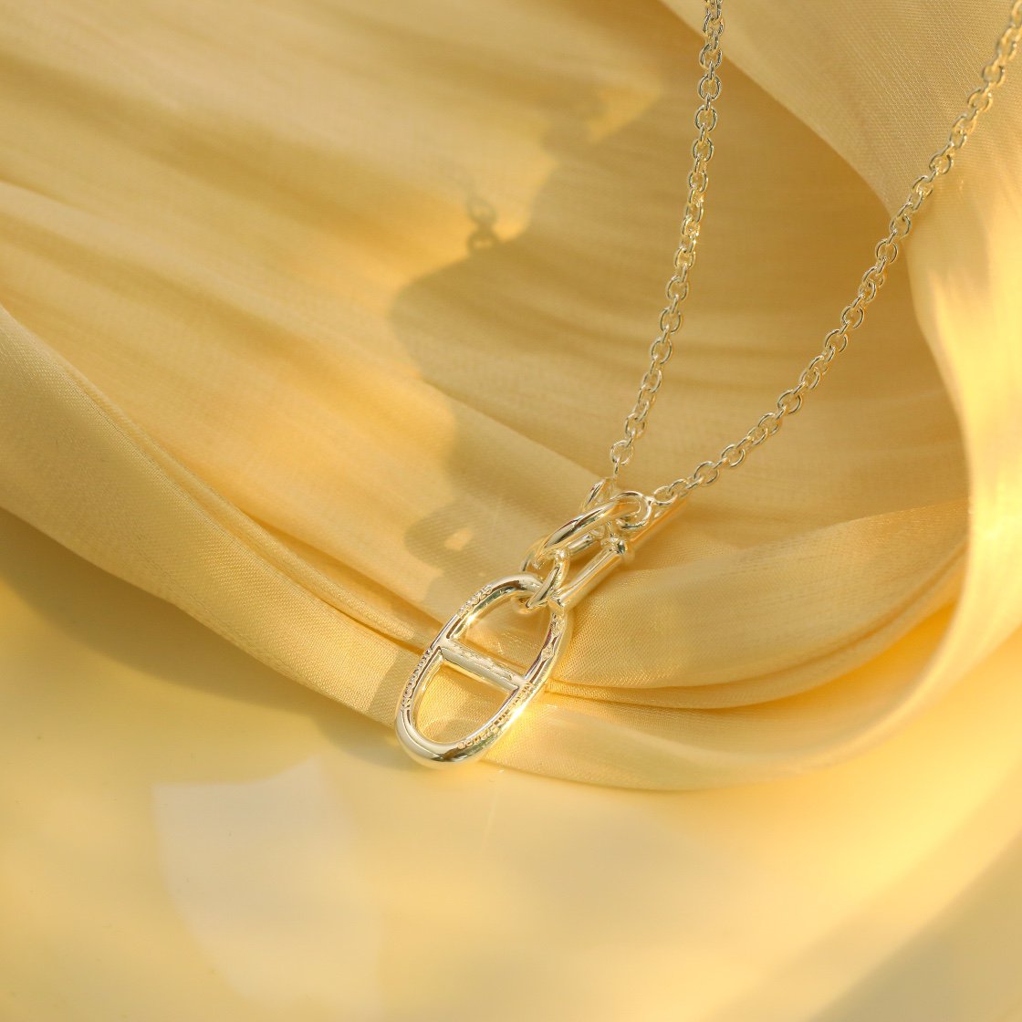 [Sophire Jewelry ]HM CHAINE D'ANCRE PENDANT NECKLACE STERLING SILVER