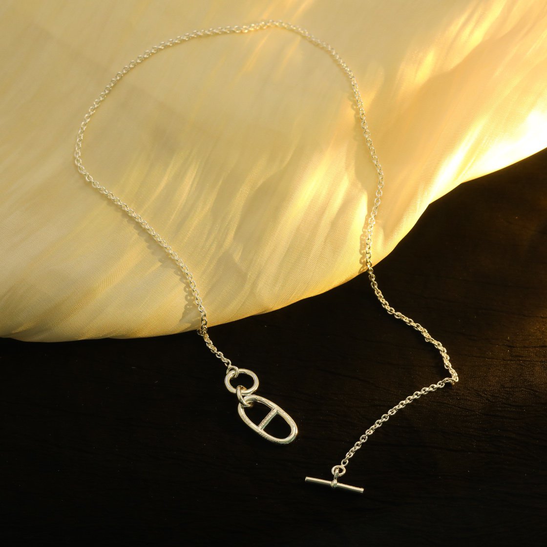[Sophire Jewelry ]HM CHAINE D'ANCRE PENDANT NECKLACE STERLING SILVER