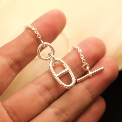 [Sophire Jewelry ]HM CHAINE D'ANCRE PENDANT NECKLACE STERLING SILVER
