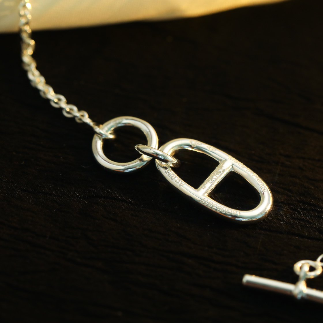 [Sophire Jewelry ]HM CHAINE D'ANCRE PENDANT NECKLACE STERLING SILVER