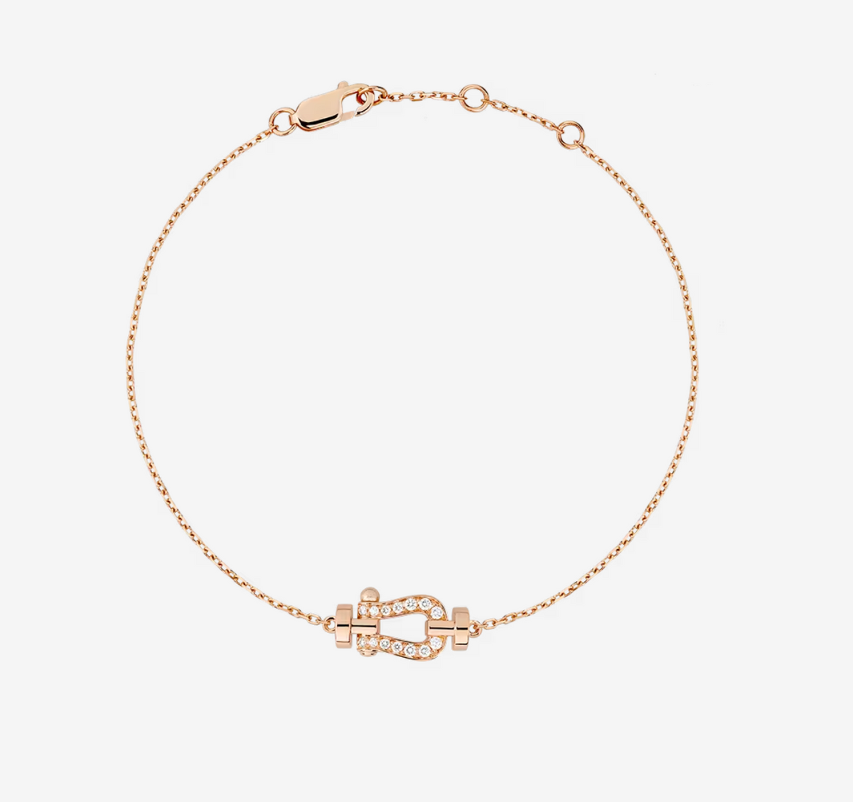 [Sophire Jewelry ]FORCE 10 FULL DIAMOND BUCKLE CHAIN LINK MINI MODEL