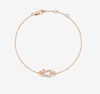 [Sophire Jewelry ]FORCE 10 FULL DIAMOND BUCKLE CHAIN LINK MINI MODEL