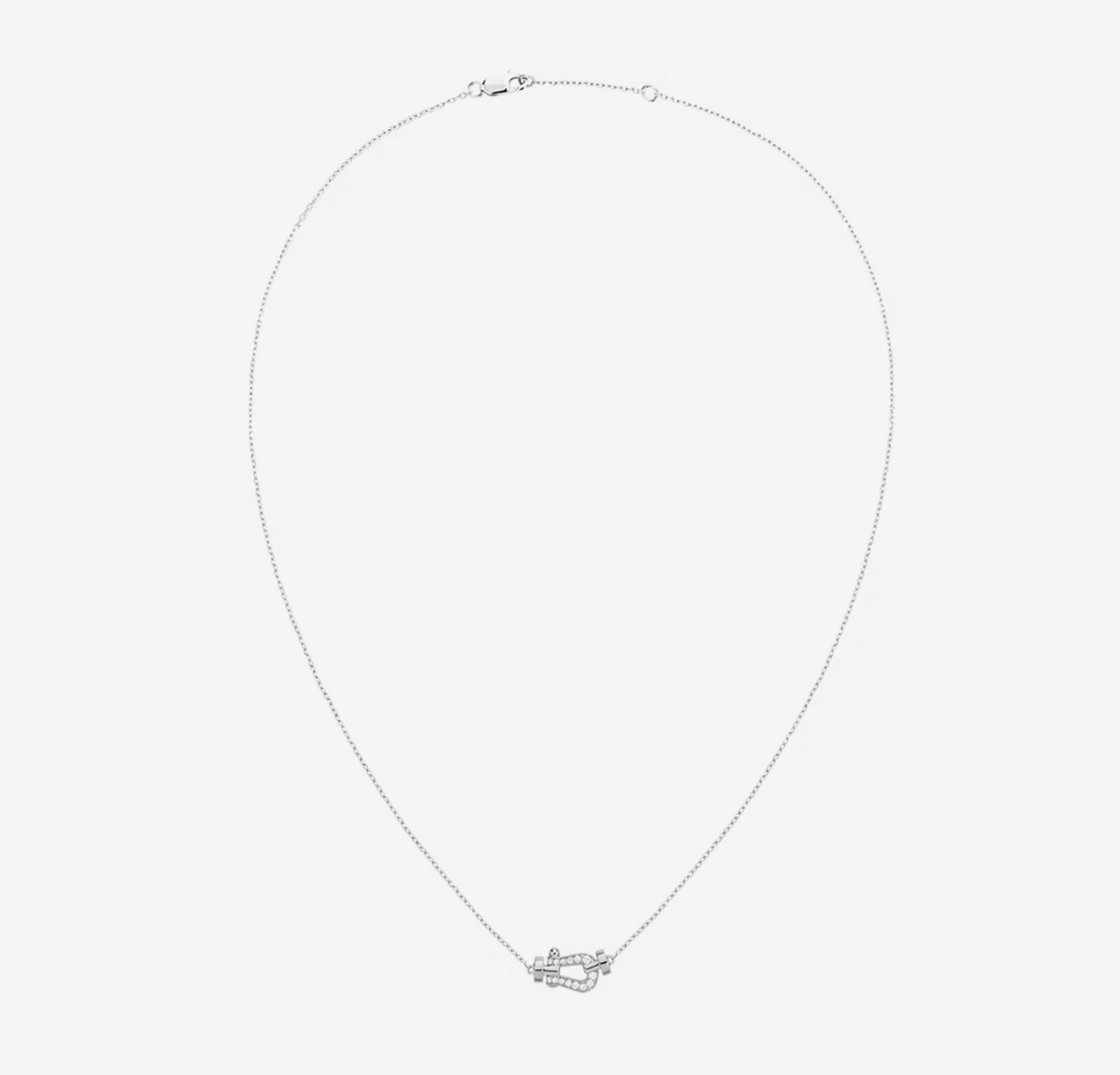 [Sophire Jewelry ]FORCE 10 DIAMOND SILVER NECKLACE MINI MODEL