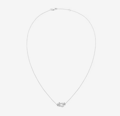 [Sophire Jewelry ]FORCE 10 DIAMOND SILVER NECKLACE MINI MODEL