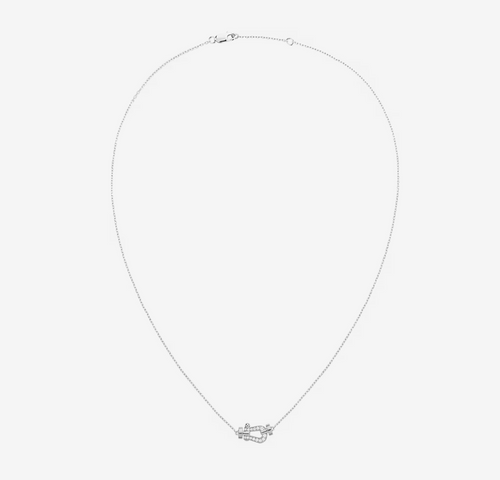 [Sophire Jewelry ]FORCE 10 DIAMOND SILVER NECKLACE MINI MODEL