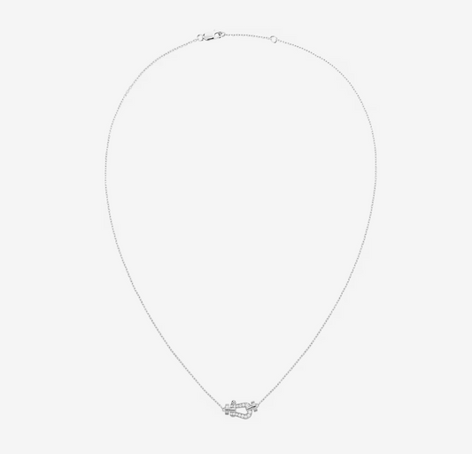 [Sophire Jewelry ]FORCE 10 DIAMOND SILVER NECKLACE MINI MODEL