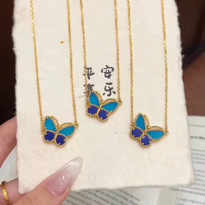 [Sophire Jewelry] 2026 NEW LUCKY BUTTERFLY 1 MOTIFS NECKLACE