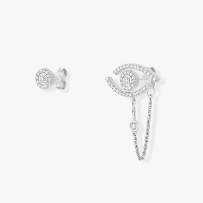 [Sophire Jewelry]Lucky Eye Diamond Earrings