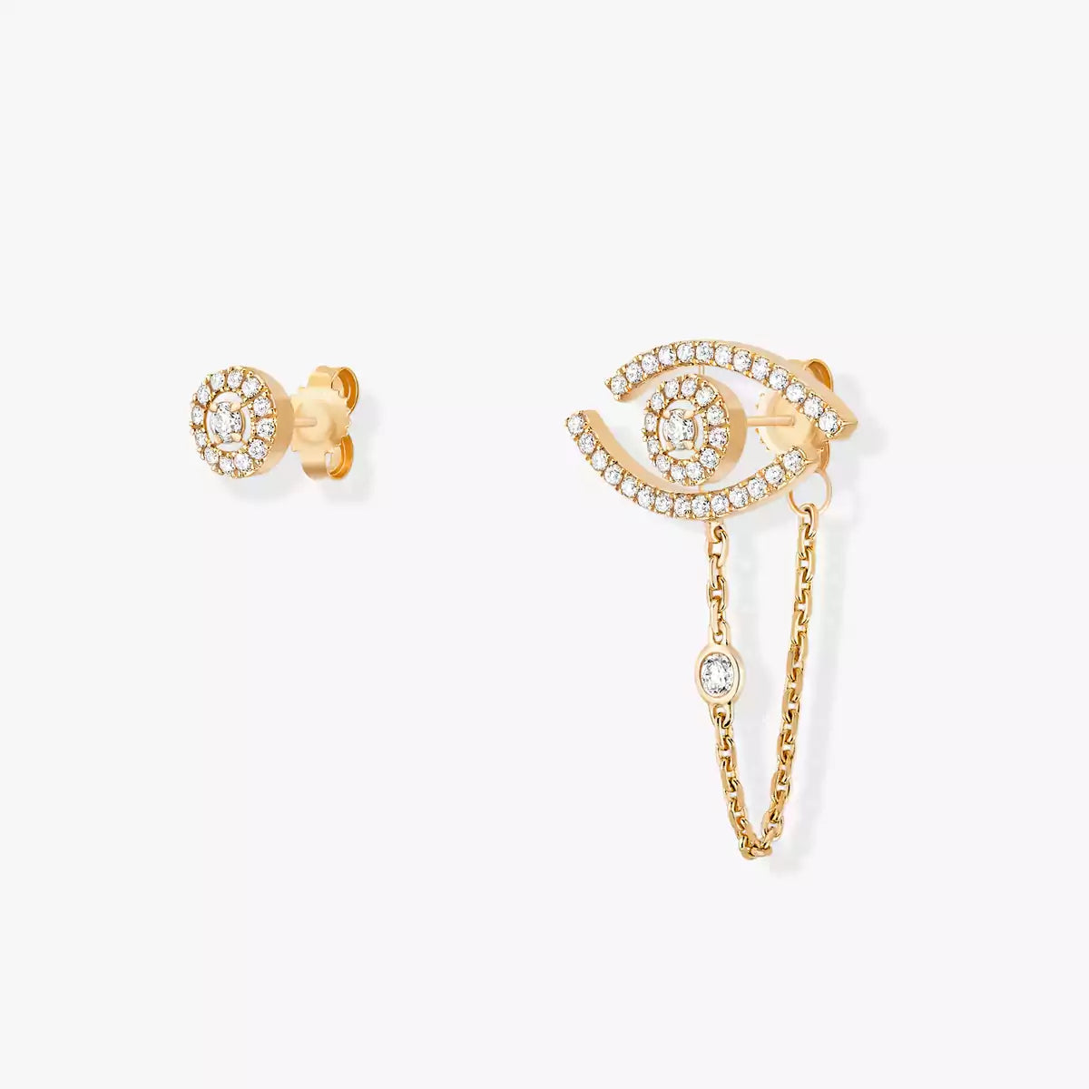 [Sophire Jewelry]Lucky Eye Diamond Earrings