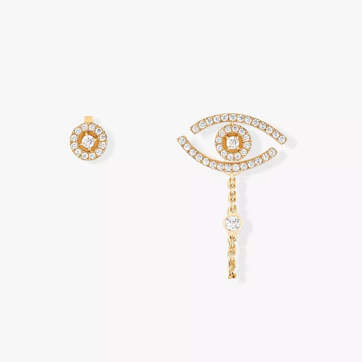 [Sophire Jewelry]Lucky Eye Diamond Earrings