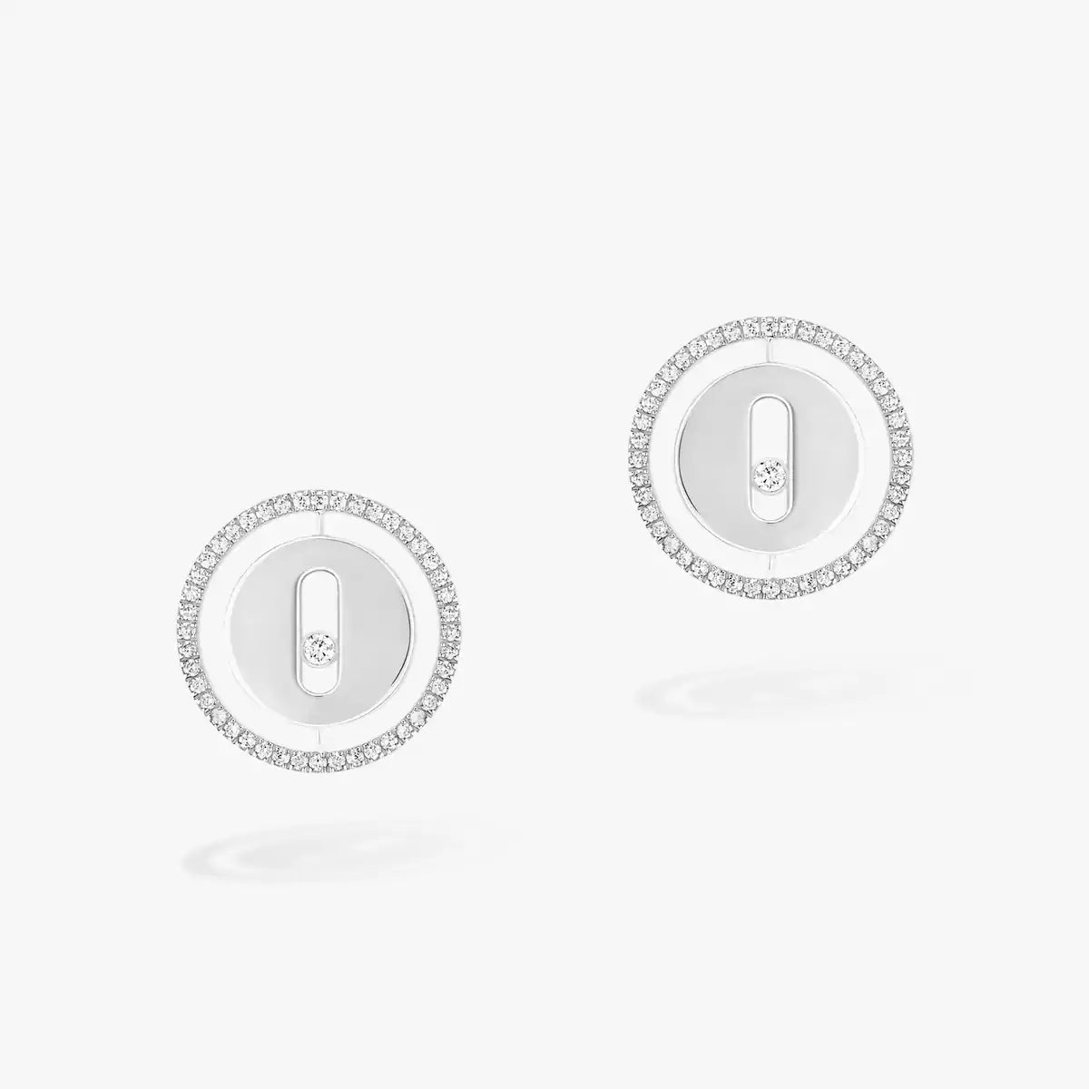 [Sophire Jewelry]Lucky Move Diamond Earrings