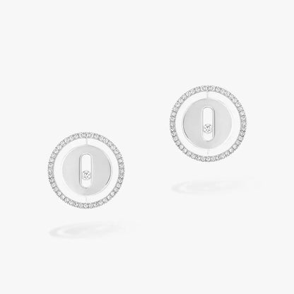 [Sophire Jewelry]Lucky Move Diamond Earrings