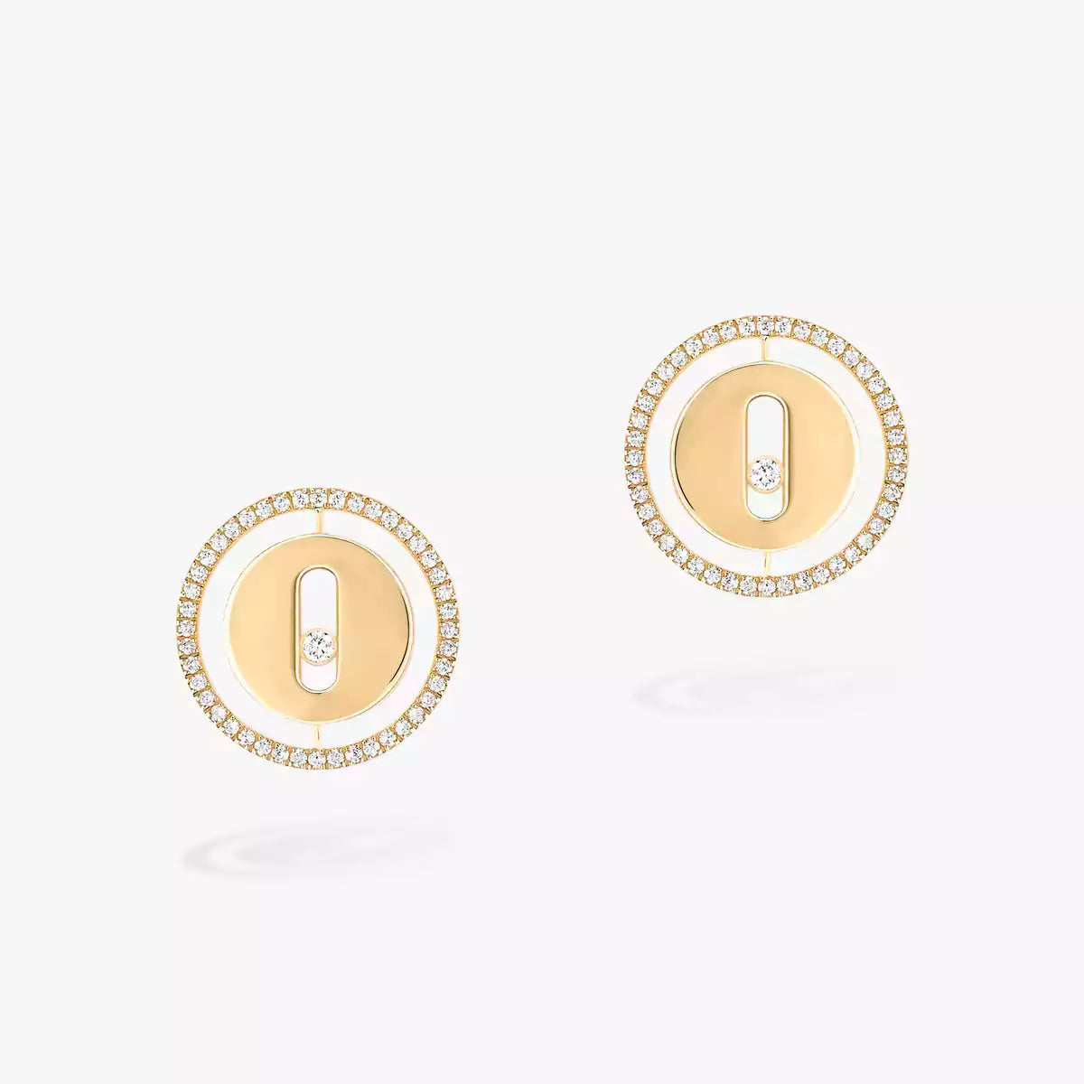 [Sophire Jewelry]Lucky Move Diamond Earrings