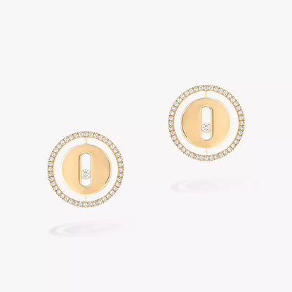 [Sophire Jewelry]Lucky Move Diamond Earrings