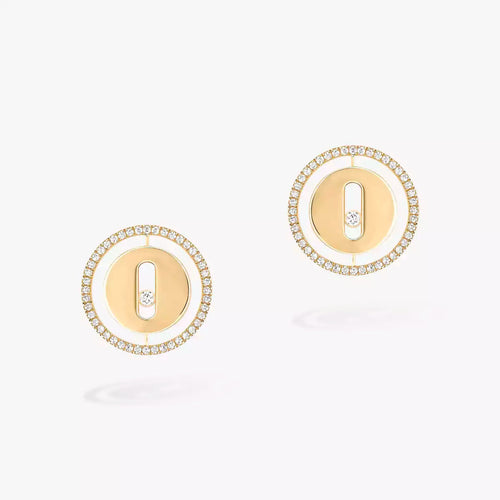 [Sophire Jewelry]Lucky Move Diamond Earrings
