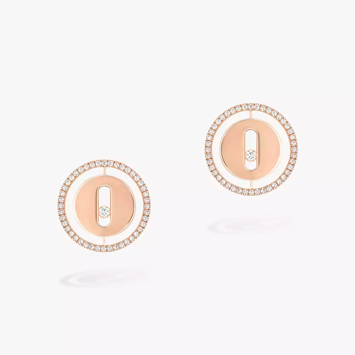 [Sophire Jewelry]Lucky Move Diamond Earrings