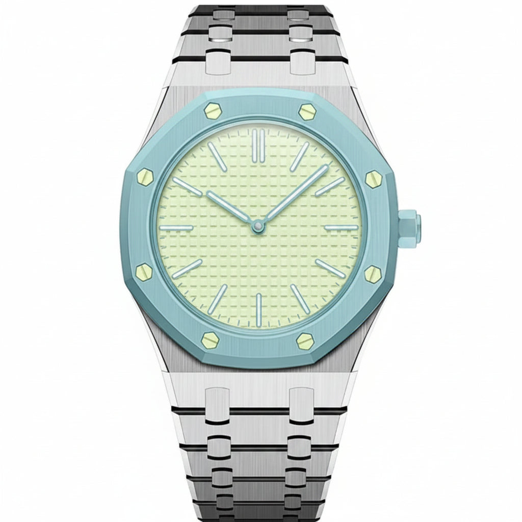 [Sophire]OAK POP EXCLUSIVE SILVER STEEL STRAP