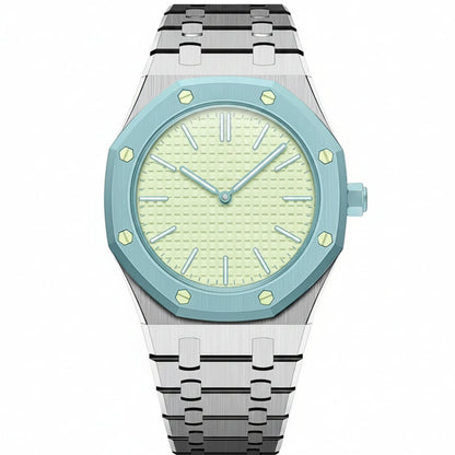 [Sophire]OAK POP EXCLUSIVE SILVER STEEL STRAP