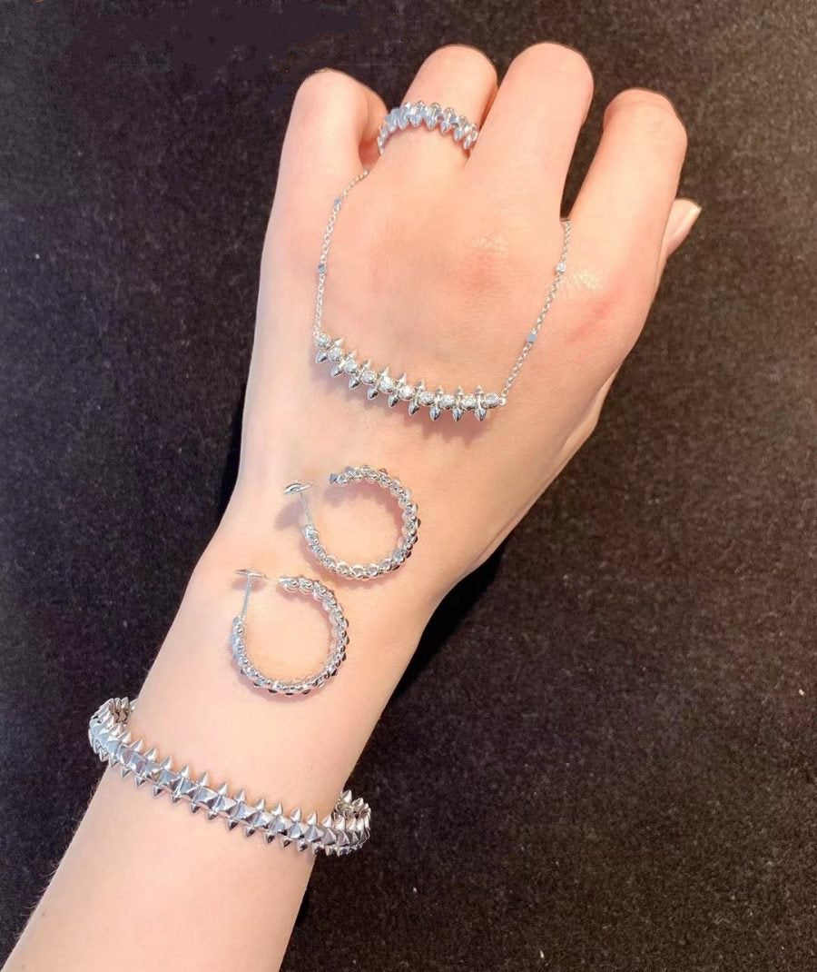 [Sophire Jewelry ]CLASH SILVER BRACELET