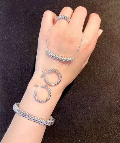 [Sophire Jewelry ]CLASH SILVER BRACELET