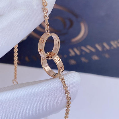 [Sophire Jewelry ]LOVE BRACELET DOUBLE RING