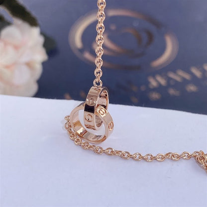 [Sophire Jewelry ]LOVE BRACELET DOUBLE RING