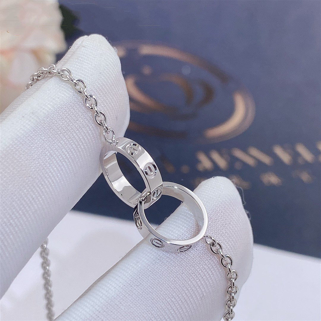 [Sophire Jewelry ]LOVE BRACELET DOUBLE RING