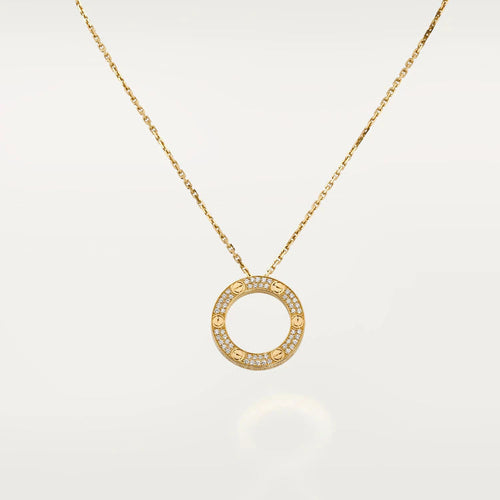 [Sophire Jewelry ]LOVE NECKLACE ADJUSTABLE ROSE GOLD