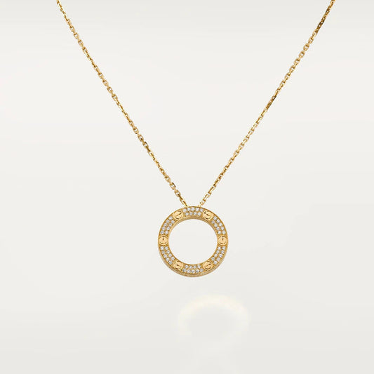 [Sophire Jewelry ]LOVE NECKLACE ADJUSTABLE ROSE GOLD