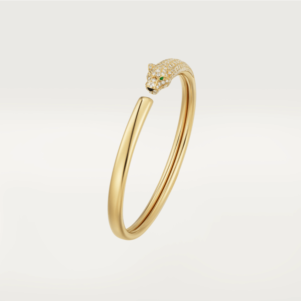 [Sophire Jewelry ]PANTHERE GOLD DIAMOND OPEN BRACELET