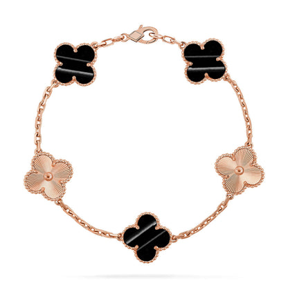 [Sophire Jewelry ] CLOVER 5 MOTIF PULSAR STONE BRACELET COLLECTION