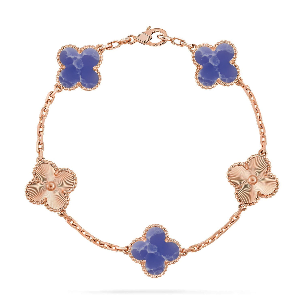 [Sophire Jewelry ]CLOVER 5 MOTIF BLUE VEINS BRACELET COLLECTION