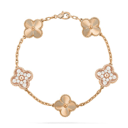 [Sophire Jewelry ] CLOVER 5 MOTIF LASER BRACELET COLLECTION