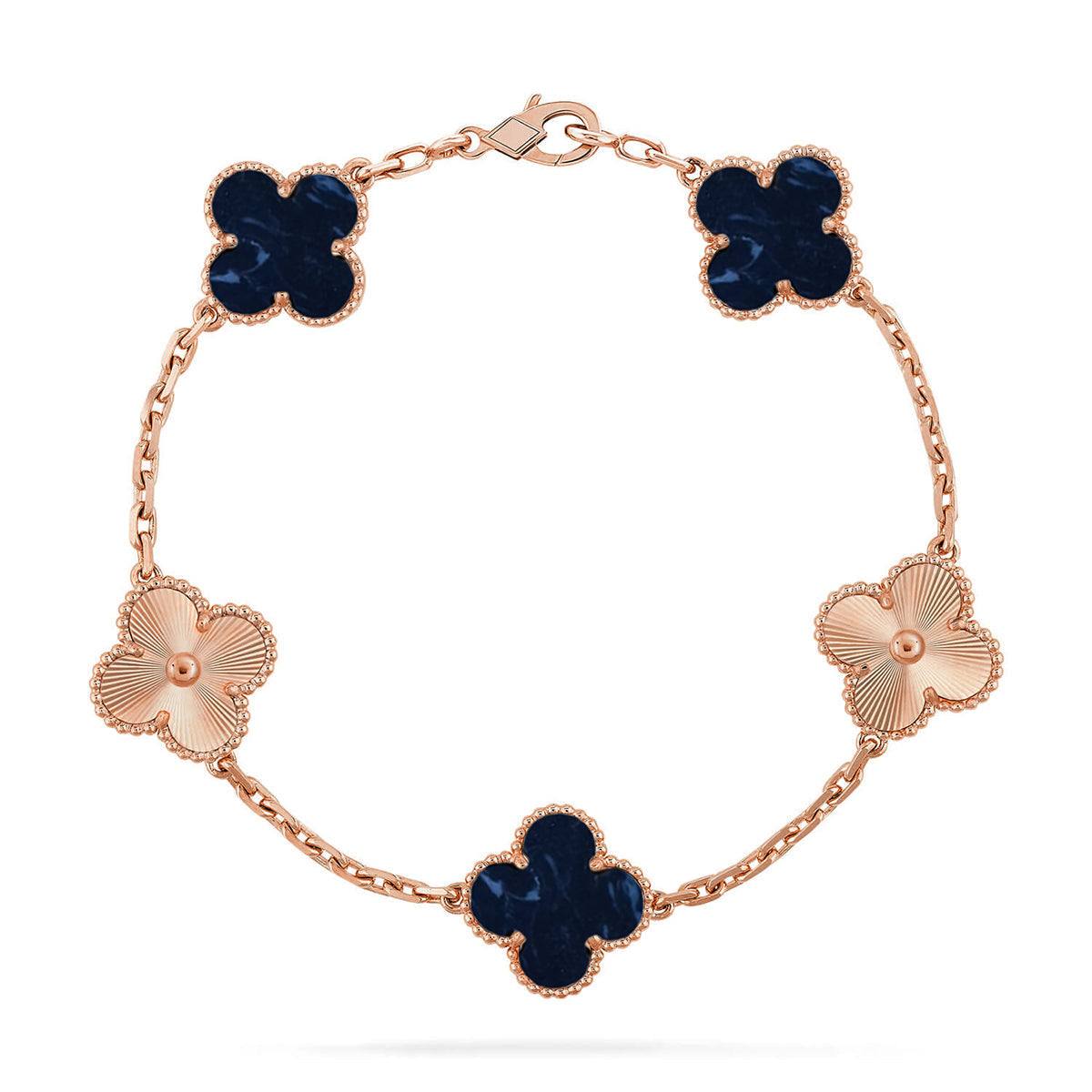 [Sophire Jewelry ]CLOVER 5 MOTIF PIETERSITE BRACELET COLLECTION