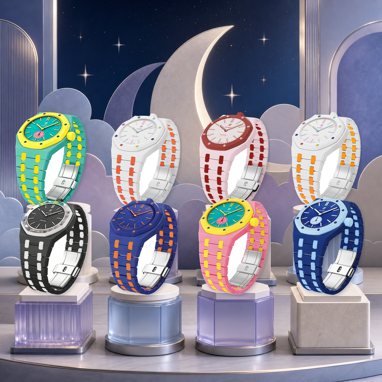 [Sophire]Royal Oak Pop Exclusive Bioceramic Case & Bioceramic Strap Mix Color