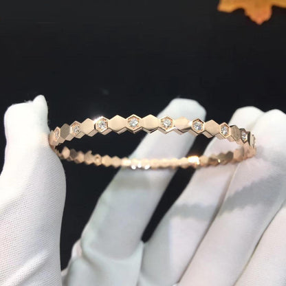 [Sophire Jewelry ]BEE LOVE PINK GOLD DIAMOND BRACELET