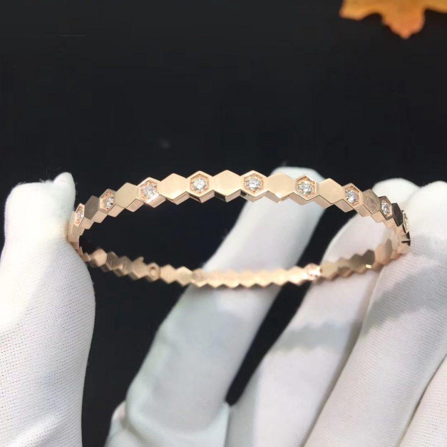[Sophire Jewelry ]BEE LOVE PINK GOLD DIAMOND BRACELET