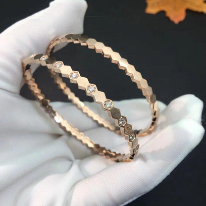 [Sophire Jewelry ]BEE LOVE PINK GOLD DIAMOND BRACELET