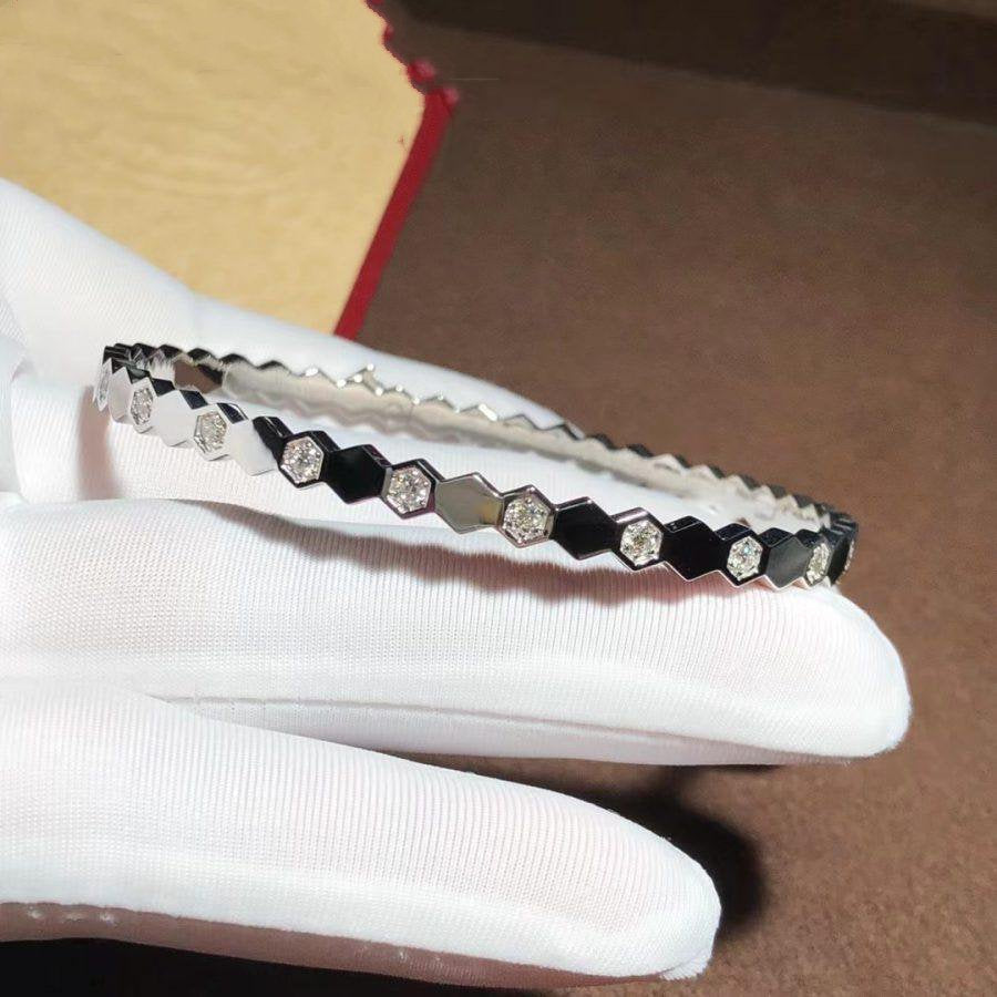 [Sophire Jewelry ]BEE LOVE SILVER DIAMOND BRACELET