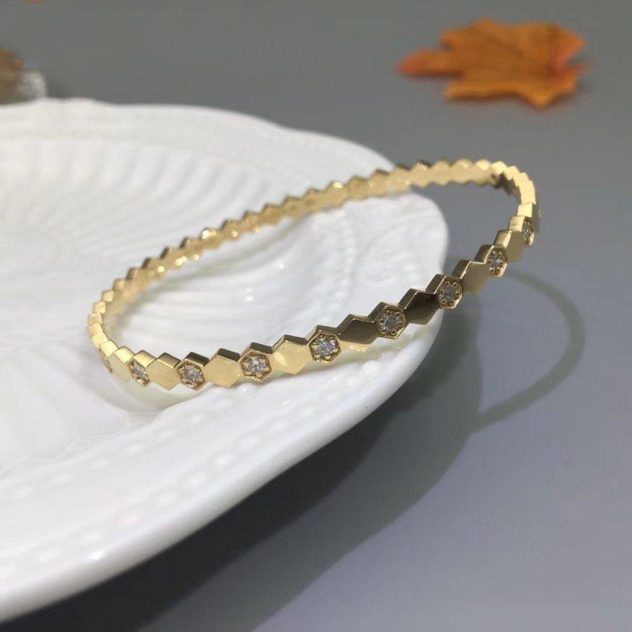 [Sophire Jewelry ]BEE LOVE GOLD DIAMOND BRACELET