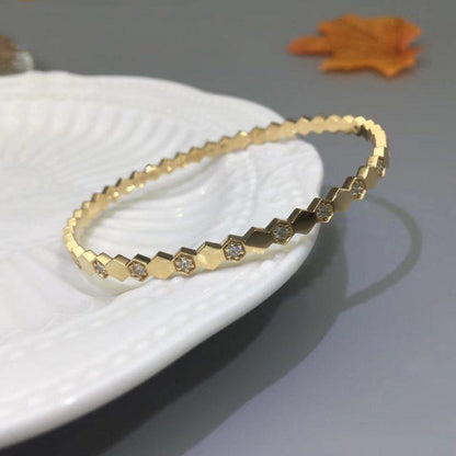 [Sophire Jewelry ]BEE LOVE GOLD DIAMOND BRACELET