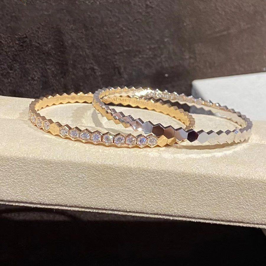 [Sophire Jewelry ]BEE LOVE GOLD BRACELET FULL DIAMOND