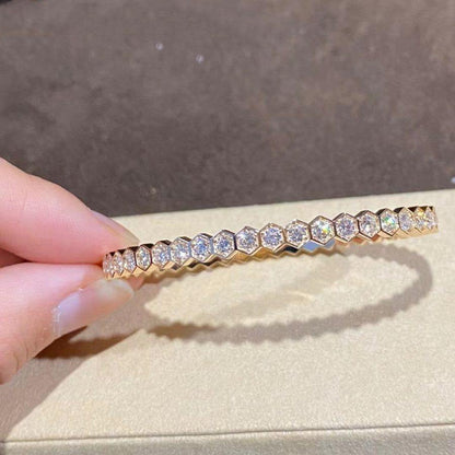 [Sophire Jewelry ]BEE LOVE GOLD BRACELET FULL DIAMOND