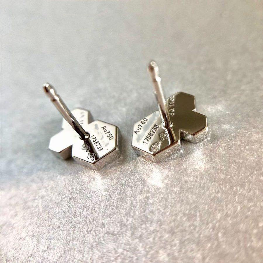 [Sophire Jewelry ]BEE LOVE SILVER DIAMOND EARRINGS