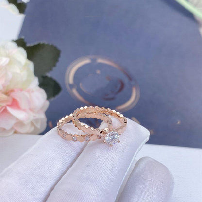 [Sophire Jewelry ]BEE LOVE RING PINK GOLD 1 DIAMOND
