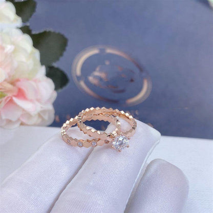 [Sophire Jewelry ]BEE LOVE RING PINK GOLD DIAMOND